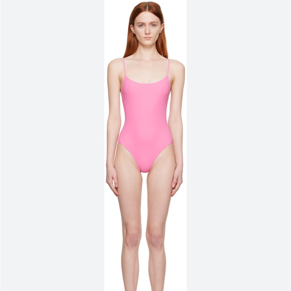 LIDO Pink Strappy Back One Piecece Bathing Suit